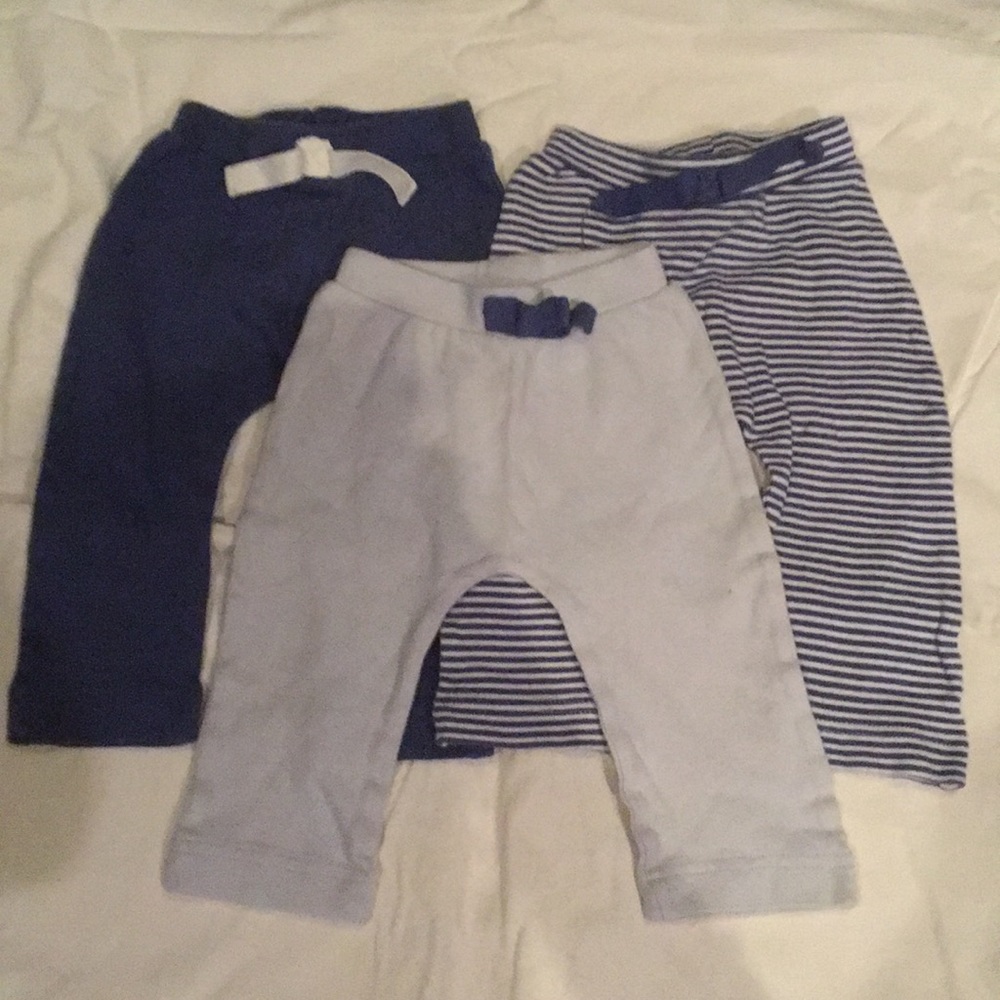 2/$12 Touched by Nature 3 pack Organic Cotton Pant